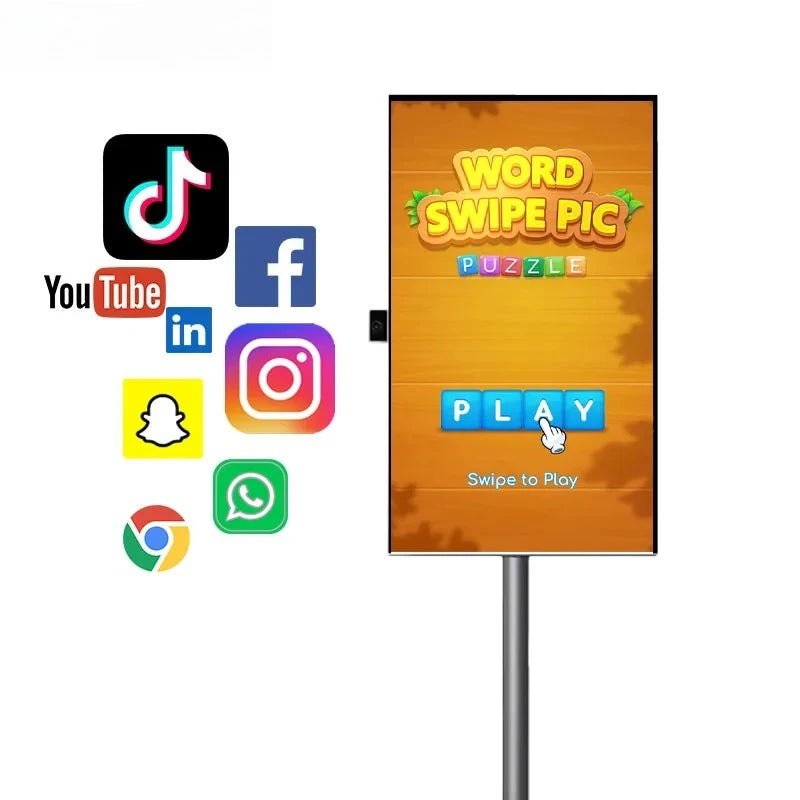 27" Portable Touchscreen Monitor with Built-in Battery