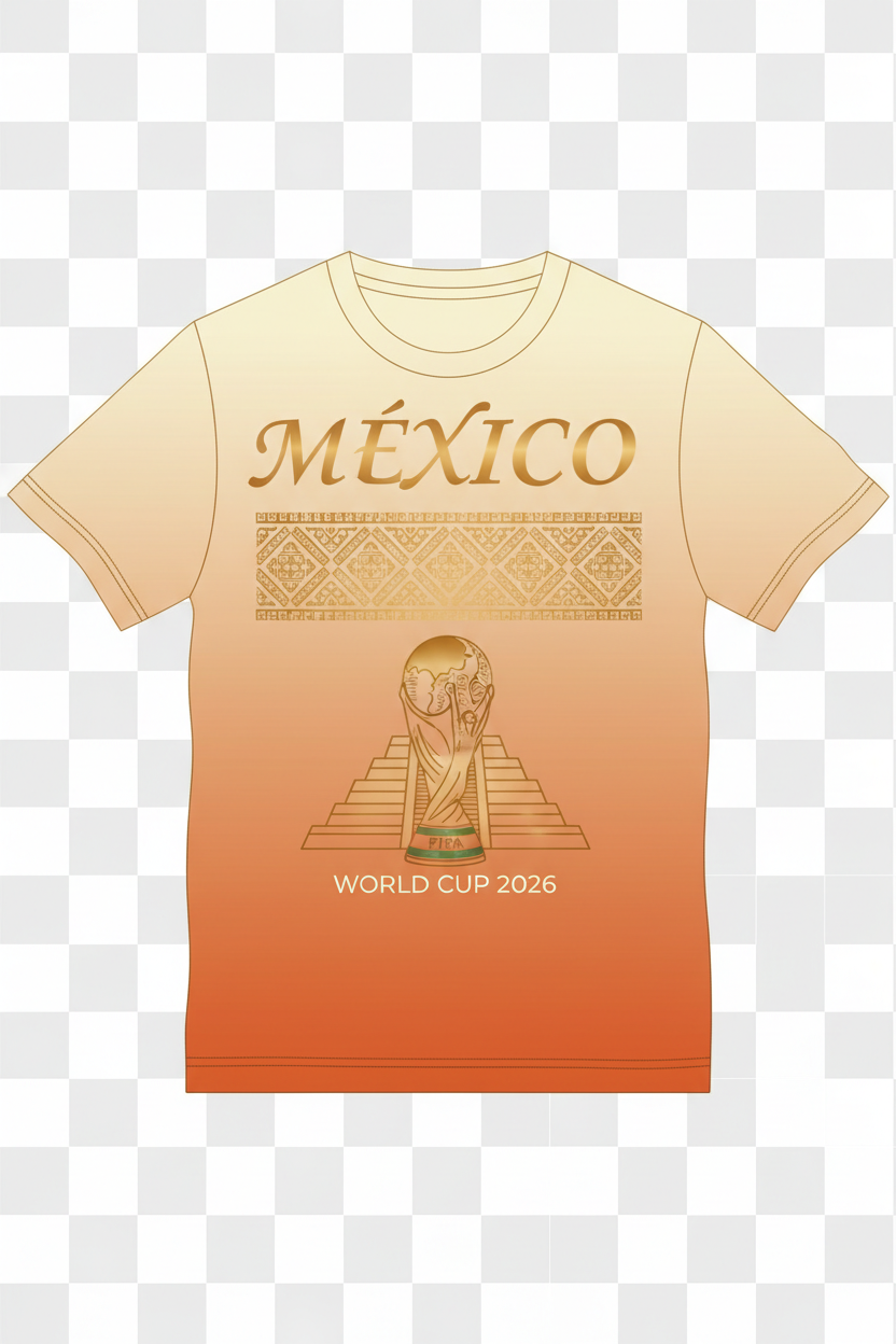 Mexico Resort-Luxury World Cup 2026 T-Shirt Design