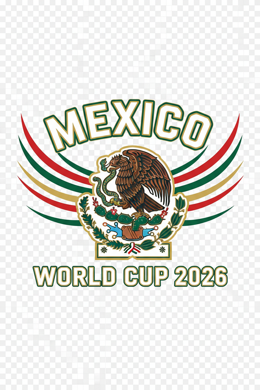 Mexico Sport-Centric World Cup 2026 T-Shirt Design