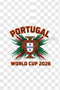 Portugal Sport-Centric World Cup 2026 T-Shirt Design