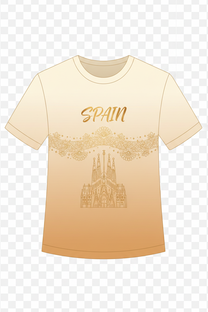 Spain Resort-Luxury World Cup 2026 T-Shirt Design