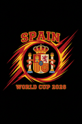 Spain Sport-Centric World Cup 2026 T-Shirt Design