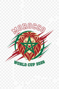 Morocco Sport-Centric World Cup 2026 T-Shirt Design