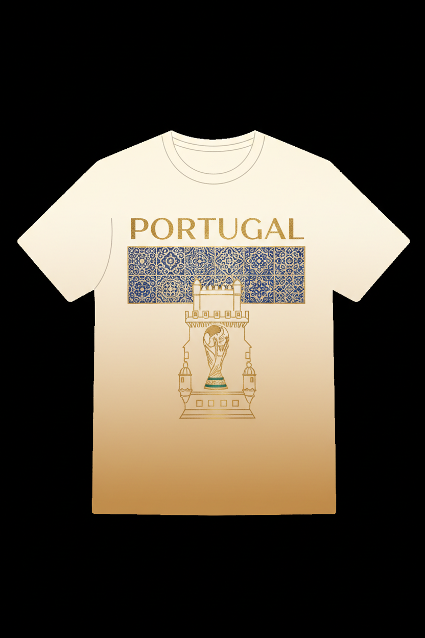 Portugal Resort-Luxury World Cup 2026 T-Shirt Design