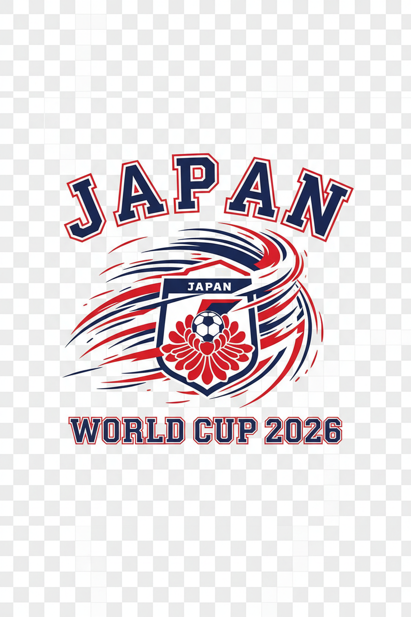 Japan Sport-Centric World Cup 2026 T-Shirt Design