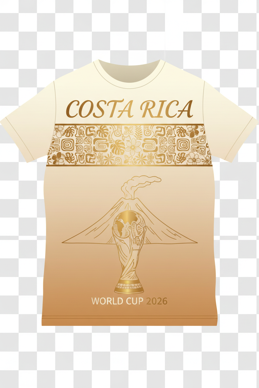 Costa Rica Resort-Luxury World Cup 2026 T-Shirt Design