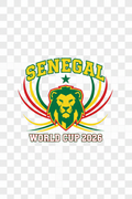 Senegal Sport-Centric World Cup 2026 T-Shirt Design