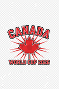 Canada Sport-Centric World Cup 2026 T-Shirt Design