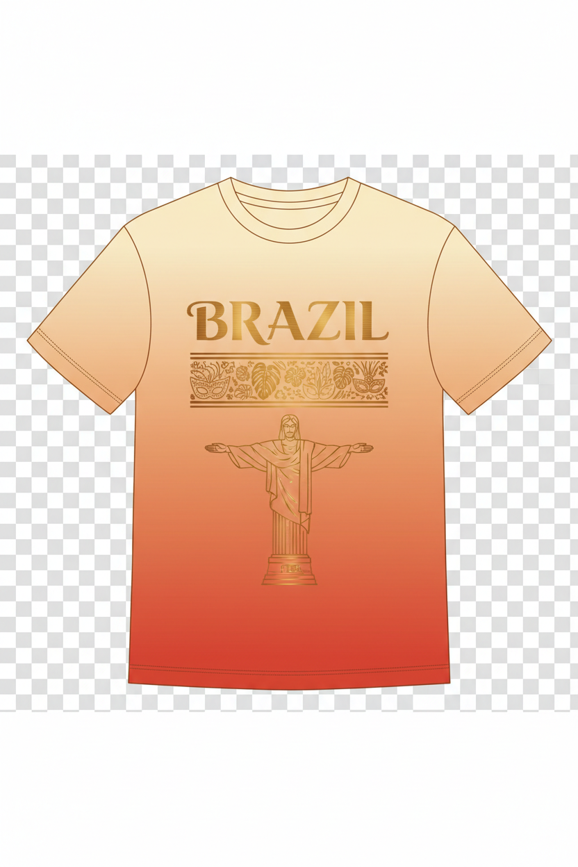 Brazil Resort-Luxury World Cup 2026 T-Shirt Design